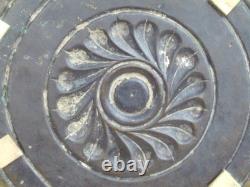 Large brass offering dish, 17th century