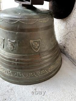 Large bronze mountain pasture bell 1926