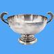 Large Silver Wedding Cup With Fish Mouth Antique Chalice