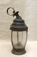 Late 18th Century Tin And Blown Glass Lantern In Folk Art Style