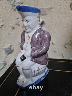 Late 19th Century Anthropomorphic Ceramic Pitcher by Pichet Jacquot