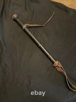 Leather and Wood Cane