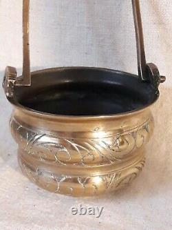 Little Bucket To Blessed Water/dinanderie/bronze Gravé/flanders/high Era/16th/17th