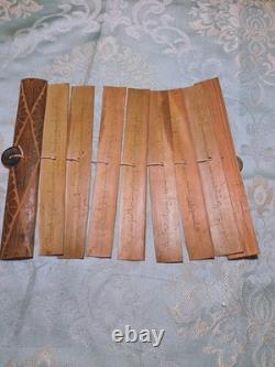 Lontar, traditional Balinese palm-leaf manuscript, 20th century