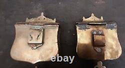 Lot 4 Old Ottoman Cartridge Brass Militaria Military Late 19th