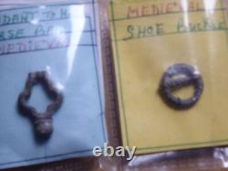 Lot of button, loop, token, stud, ring, medieval England, Thames, 15th-16th century
