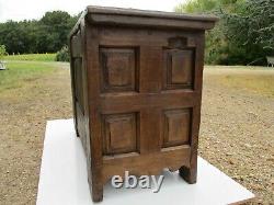 Louis XIII Oak Wood Box Cabinet