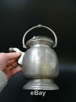 Lovely Little Dourne Tin Pot In A Milk Old Folk Small Model