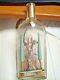 Magnificent 19th Century Carved Wood Bottle Of Passion Folk Art Religion