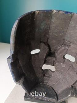 Magnificent Aztec Tribal Mask in Lapis Lazuli