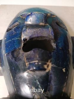 Magnificent Aztec Tribal Mask in Lapis Lazuli
