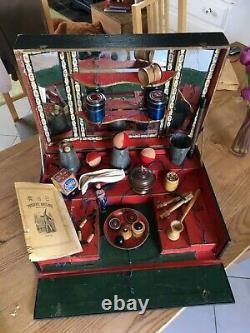 Malette 19th Century Magic Magician Box Rare Collection