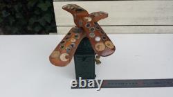 Mechanical lure mirror MANUFACTURE SAINT ETIENNE with 2 mirrors to be restored