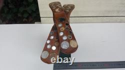 Mechanical lure mirror MANUFACTURE SAINT ETIENNE with 2 mirrors to be restored