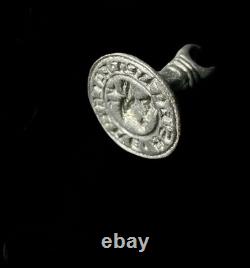 Medieval Gothic Seal Matrix Bird Fleur-de-Lys High Era