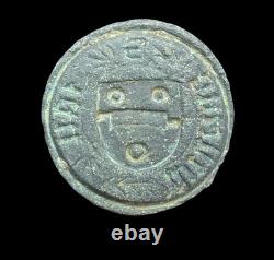 Medieval Gothic Seal Matrix Heraldic Shield High Middle Ages