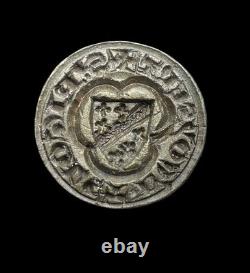 Medieval Gothic Seal Matrix High Middle Ages Heraldic Coat of Arms