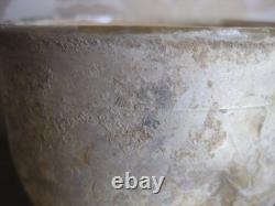 Medieval or Roman bowl or goblet, made of blown glass