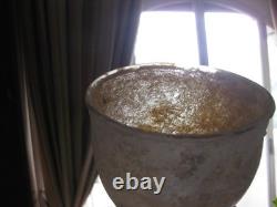 Medieval or Roman bowl or goblet, made of blown glass