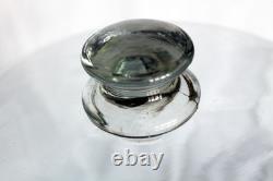 Melon-shaped glass cloche, late 19th century (with its handle!)