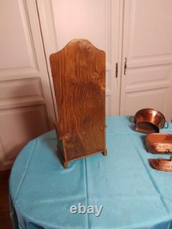 Miniature Copper Fountain and Basin, Mounted on a Support Stand