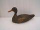 N2 Old Carved And Painted Wooden Duck Hunting Decoy Folk Art Caller
