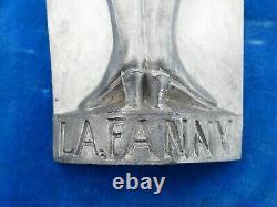 NAUGHTY! RARE ++ EROTIC CURIOUS PLAQUE LA FANNY PETANQUE Bowling