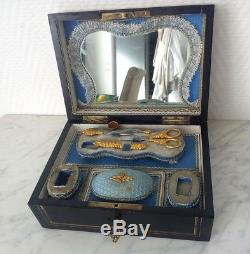 Napoleon III Sewing Box Accessories Pomponne 13698