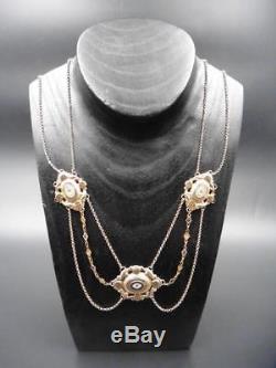 Necklace Slavery Art Popular Gold Old Necklace Auvergnat Jewel Regional