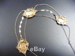 Necklace Slavery Art Popular Gold Old Necklace Auvergnat Jewel Regional