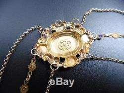 Necklace Slavery Folk Art Gold Old Necklace Auvergnat Jewel Regional