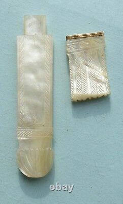 Needle Case Ancient Sewing Required Nacre Royal Palace In The Early 19th Century