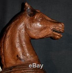 Nineteenth Riding Horse, Carved Wood