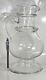 Normandy Antique Toilet Pitcher Footed Glass Blown Bell Xviiith