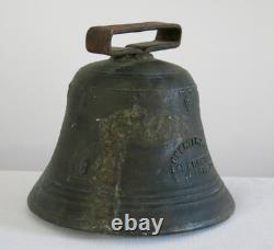 OBERTINO, old bronze bell Obertino Labergement Ste Marie, 1 kg, brazing