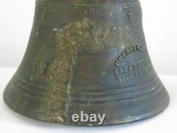 OBERTINO, old bronze bell Obertino Labergement Ste Marie, 1 kg, brazing
