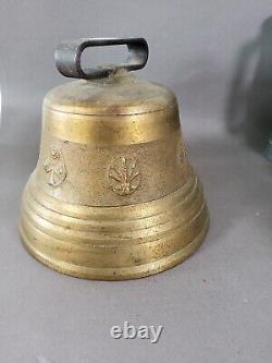 OLD BRONZE COW BELL Alpages 18cm