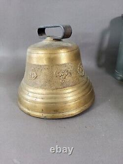 OLD BRONZE COW BELL Alpages 18cm