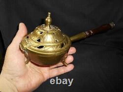 OLD INCENSE BURNER POPULAR ART 18th XVIIIth