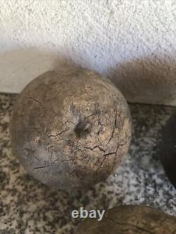 OLD WOODEN BALLS Boxwood or Walnut