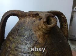 Old 18th-century glazed earthenware jug, Beauronne, Dordogne