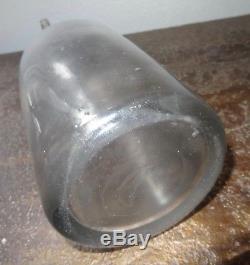 Old Baby Bottle Or Drawing Milk In Blown Glass Nineteenth