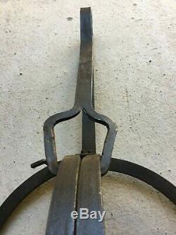 Old Bear Trap, Wrought Iron For Collection
