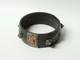 Old Berber Kabyle Bracelet In Horn, Silver, And Carved Coral, Set, 19th-20th Century
