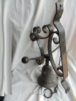 Old Bronze Counterweight Gate Bell