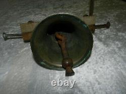 Old Bronze Property Bell With Gallows