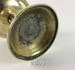 Old Candlestick Flame Record High Epoque XVII Bronze Netherlands
