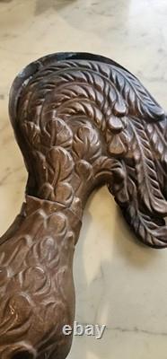 Old Church Steeple Weather Vane Rooster in Copper, Never Installed, Never Soldered