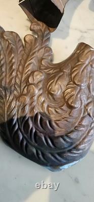 Old Church Steeple Weather Vane Rooster in Copper, Never Installed, Never Soldered