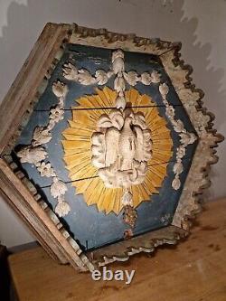 Old Church Woodwork In Holy Spirit XVIII Polychrome Dove Slopecote